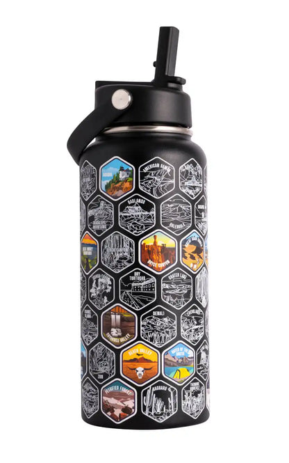 Lets Wander™ National Parks Water Bottle + Stickers