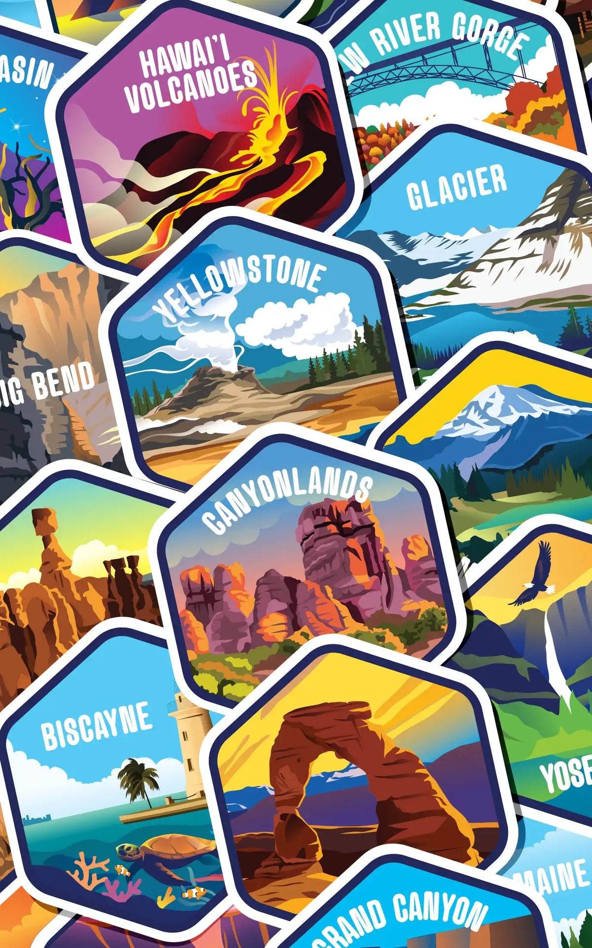 Lets Wander™ Extra National Parks Sticker Sheets