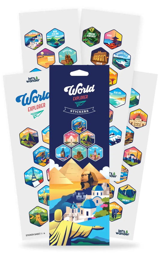 Lets Wander - Extra World Explorer Sticker Set