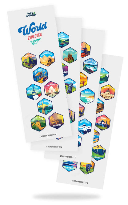 Lets Wander - Extra World Explorer Sticker Set